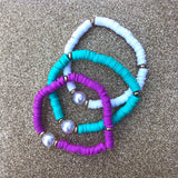 Stackable Boho Pearl Bracelets