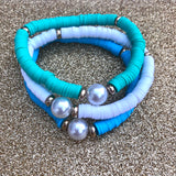 Stackable Boho Pearl Bracelets